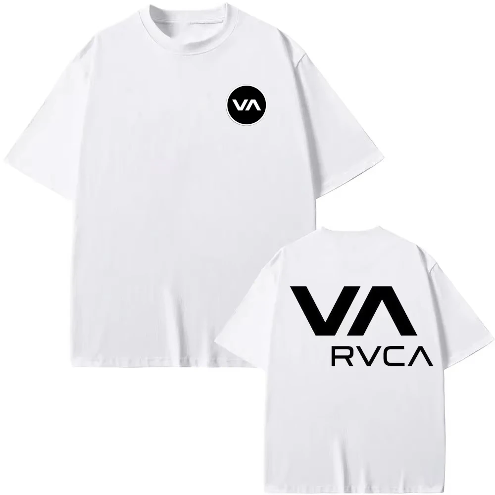 Streetwear Brand Clothing - RVCA T Shirt Hitam Tee Musim