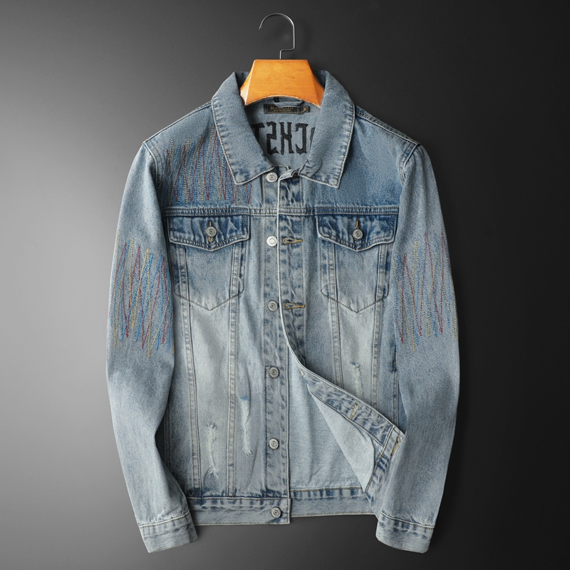 Jaket Denim dicuci Vintage pri - Streetwear Brand Denim ulasan dan harga