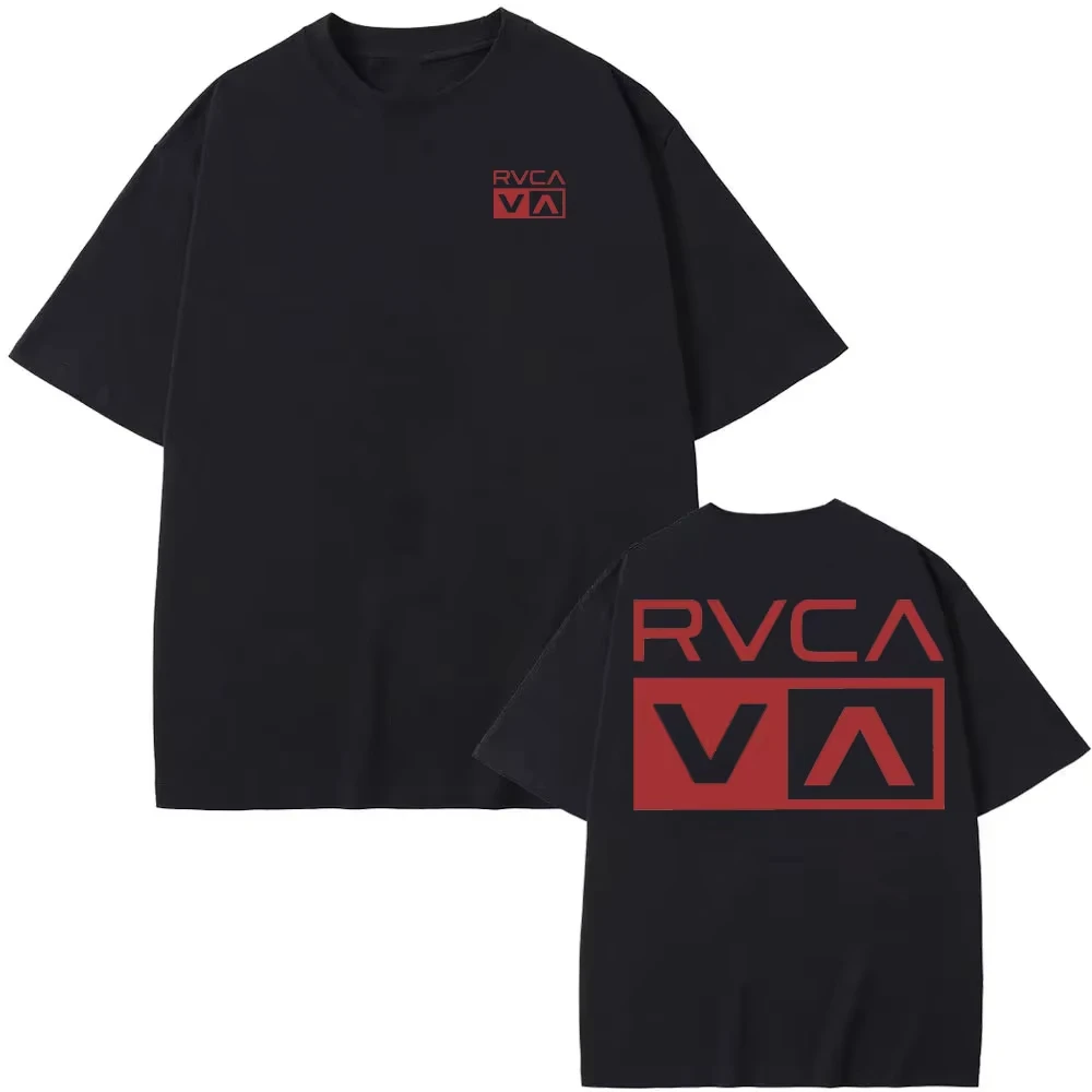 RVCA T Shirt Hitam Tee Musim P - Streetwear Brand Clothing ulasan dan harga