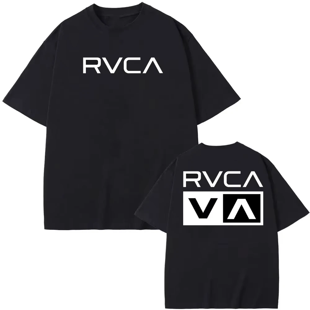 RVCA T Shirt Hitam Tee Musim P - Streetwear Brand Clothing ulasan dan harga